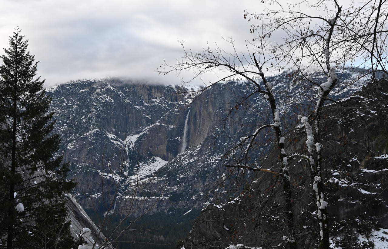 Winter view of Yosemite Valley