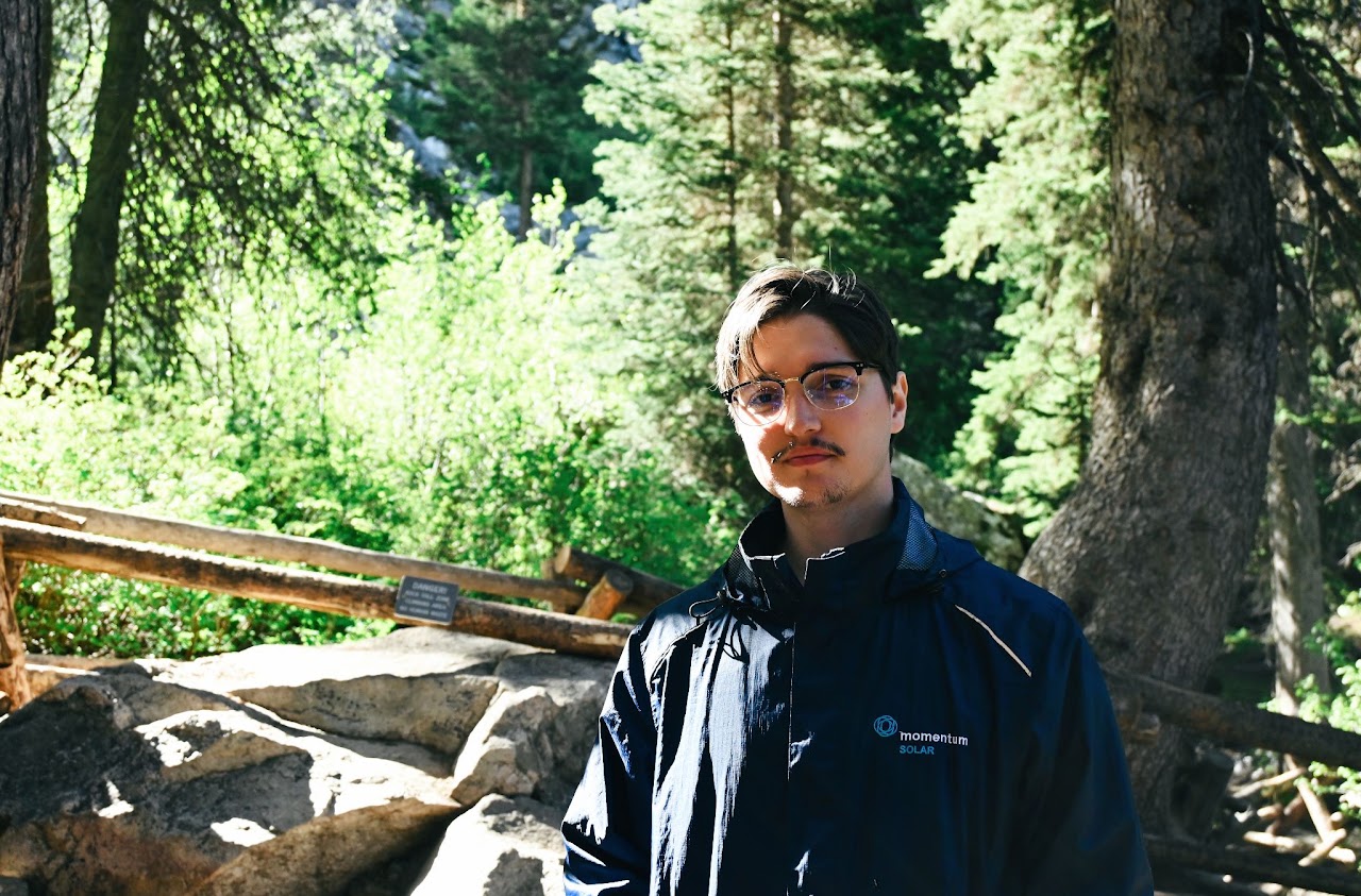 Alejandro Cano at a forest overlook